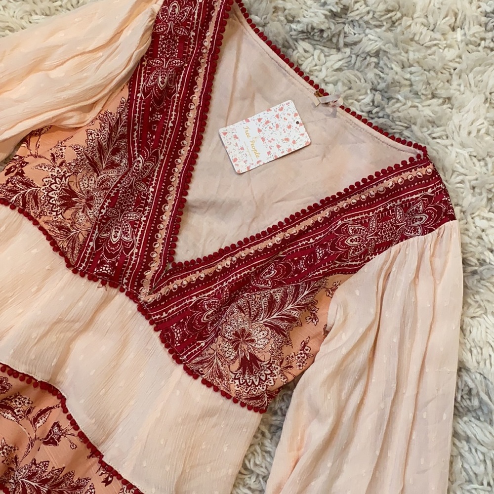 Free People Tea Combo Dress - Picture 3 of 6